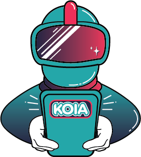 Astronaut holding a phone